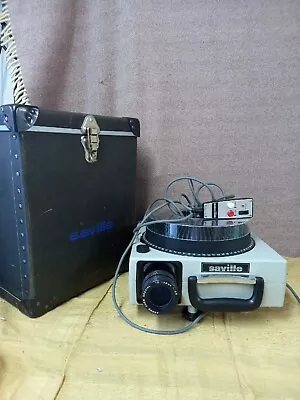 £54.99 • Buy Saville 35mm Slide Projector. Proslide With 75-120mm Zoom. Complete With Case.