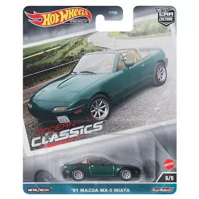 Hot Wheels Premium 91 Mazda MX-5 Miata 2023 Car Culture Modern Classics • $11