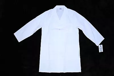 Meta Fundamentals Mens Lab Coat White 15112 Long Sleeve 3 Pocket Medium • $14.99