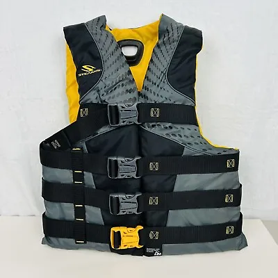 Stearns Infinity Series Nylon Antimicrobial Life Vest L/XL Yellow • $19.99