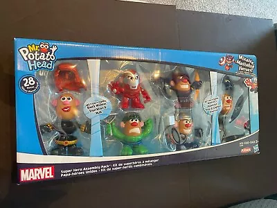 BRAND NEW Mr. Potato Head MARVEL Mixable Mashable Heroes AVENGERS RARE 28pcs • $55