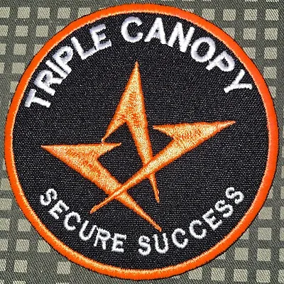 Triple Canopy Secure Success Security Mercenary Soldier Patch 3  Repro New A475 • $8.90