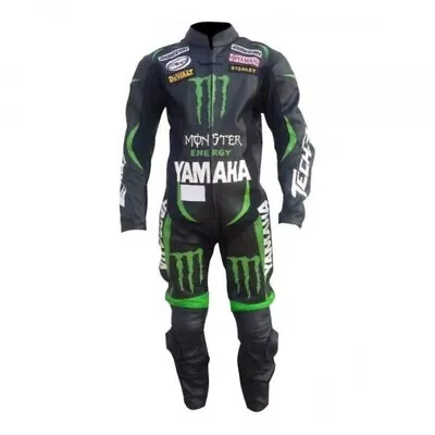 FZS-016 Premium Cowhide Leather Motorcycle Racing Suit | One Piece | CE Approved • $429.99