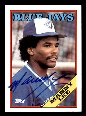 1988 Topps Baseball #722 Manny Lee Signed Auto Autograph (no COA) • $10