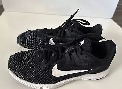 Nike Downshifter 9 Black Womens Running Shoes Size US 8 UK 5.5 EUR 39 • $39.99