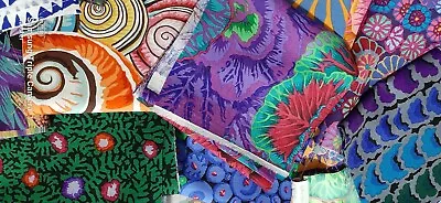 Kaffe Fassett Fabric Scraps Pack 100% Cotton Fabric Lot - More Than 2 Yards • $27.99