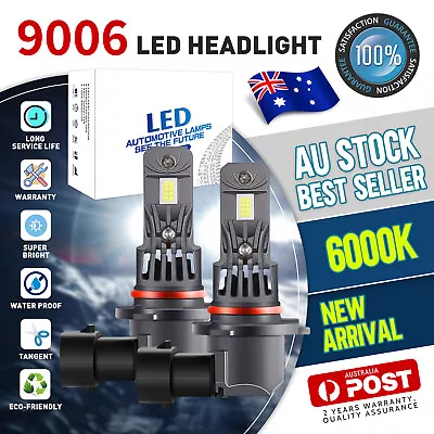 2x 9006 HB4 LED Headlight Globes Kit Hi/Lo Beam 24000LM 300% Brighter White • $36.99