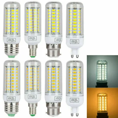 E12 E14 E27 G9 B22 7W 12W 15W 20W 25W 5730SMD LED Corn Light Bulb Lamp 110V 220V • $2.22