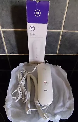 BT Corded White Phone Wall Mountable Hearing Aid Compatible  • £13