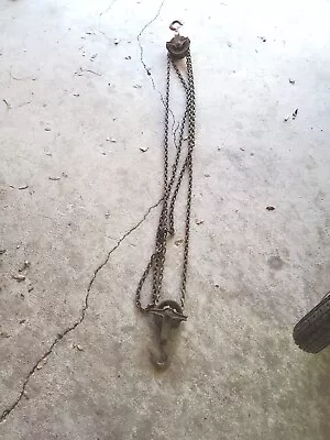 Vintage 1/4 Ton Chain Hoist American Chain And Cable USA • $99.99