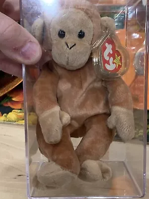 Ty Beanie Baby Bongo The Monkey Toy (4067)#206 Stamped Insude Tush Tag! 👀🔥🔥 • $130.19