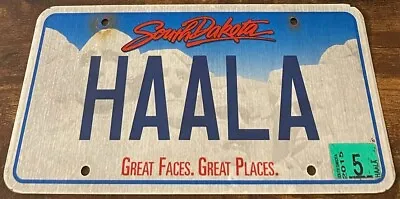 HAALA Vanity License Plate South Dakota Industries Denim LTD • $49.99