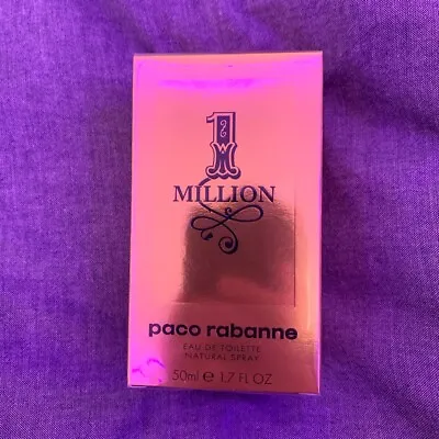 Paco Rabanne 1 Million Eau De Toilette 50ml Spray For Him • £45