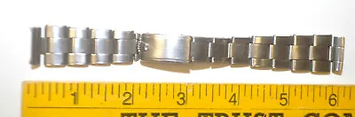 RARE 1957 Rolex C&I USA 13mm Stretch Rivet SS Watch Big Crown Clasp Bracelet • $699.95
