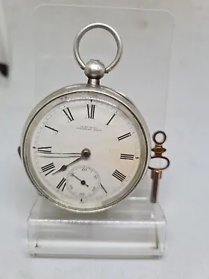 £80 • Buy Antique Solid Silver Gents Waltham Mass Pocket Watch 1898 Working Ref2222