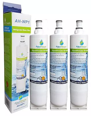 £31.95 • Buy 3 Internal Water Filter Fits Whirlpool Fridge SBS002 S20BRS 4396508 481281729632