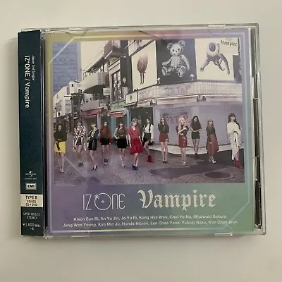 IZONE - Vampire Type B (CD + DVD 2-Disc 2019) Obi Japanese UPCH-80523 • $49.99