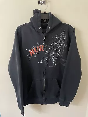 Y2K Hurley Spell Out Full Zip Hoodie Size Large  • $30.98