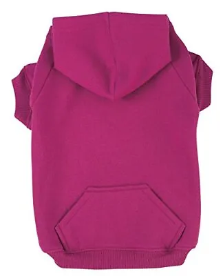 $9.98 • Buy Zack & Zoey Basic Hoodie For Dogs - Raspberry Sorbet - Large UnrV