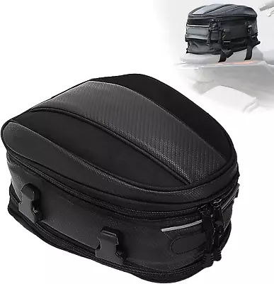 Motorcycle Tail BagUniversal 11.5L Multifunctional Rear Seat Luggage Bags For M • $31.89