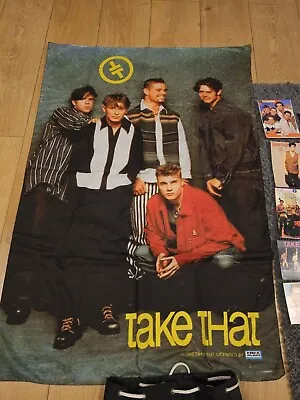 Take That Memorabilia Badges Shirts Poster Book Programmes Post Cards Scarf • £100