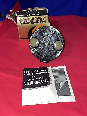 Vintage Sawyer’s View Master 3-D Viewer With Partial Box • $9.99