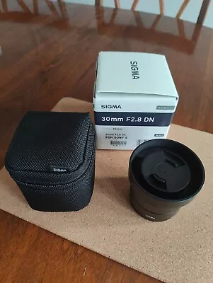 SIGMA SONY E MOUNT 30mm F2.8 DN ART PRIME LENS - GOOD USED CONDITION • £44.77