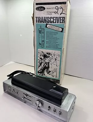 Vintage Courier Transceiver Model CCT-3 Transceiver 6 Channel 5 Watts • $34.99