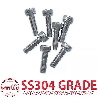 M4 (4mm) X 14mm Allen Key Cap Socket Screw Hex Head | A2 Grade Stainless Steel • £6.47