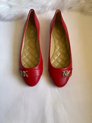 Michael Kors Women's Crimson Jilly Round Toe Ballet Flats Size 10M. • $59.99