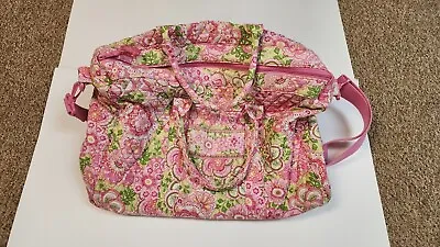 Vera Bradley Weekender Bag Petal Pink Floral Large Travel Tote  Retired • $22