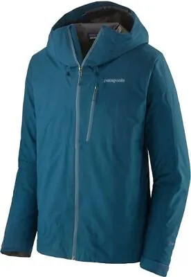 Patagonia Mens Goretex Calcite Waterproof Jacket Men’s Small Blue • $125