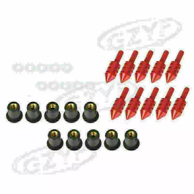 Motorcycle Windscreen Windshield Spike Bolts Nuts Set For Yamaha R6 1999-2004 US • $16.43