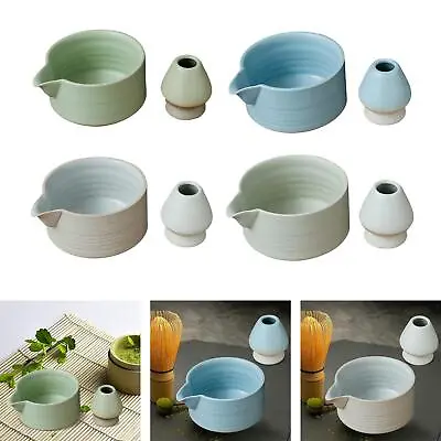 Traditional Matcha Set Japanese Ceramic Matcha Bowl For Family Beverage Gift • $26.18