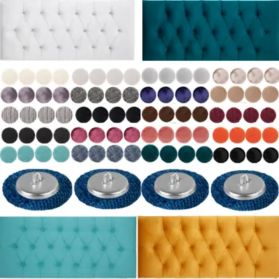 £0.99 • Buy Covered Hoop Back Buttons Upholstery Fabric Headboards Sofas 30L/18 Mm Buttons.
