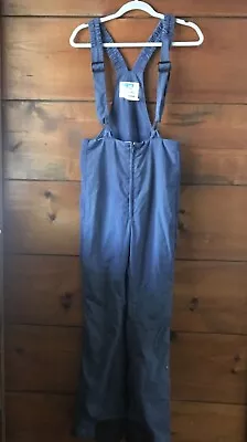 Vintage Powderhorn Mountaineering Blue Ski Bibs Snow Pants Size 30 • $19.99