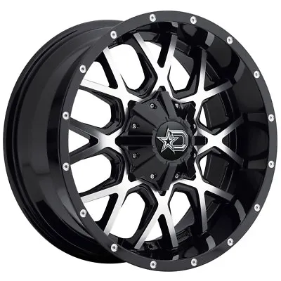 20  Ford F-150 F150 Expedition Rims Wheels Dropstars 645MB Off Road Black & Mchn • $1480.61