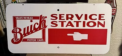 Vintage Nos Buick Porcelain Dealership Sign Authorized Service 24” • $500