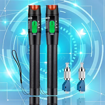 2Pcs Fiber Optic Visual Fault Locator 30MW 30KM VFL Optic Fiber Tester Fiber  • $43.99