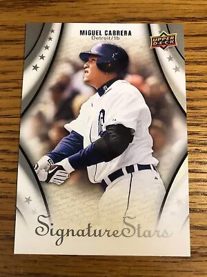 Miguel Cabrera 2009 Upper Deck Signature Stars Tigers Card #79   *3289* • $1.69