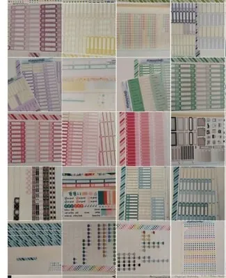 43 Sheets Of Planner Stickers PlannerKate Sara Marie Cait Destash Used Unused • $60