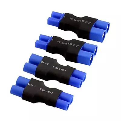 Rflaueo 4pcs EC3 To EC2 Male Female RC Connector AdapterE31-4 • $14.10