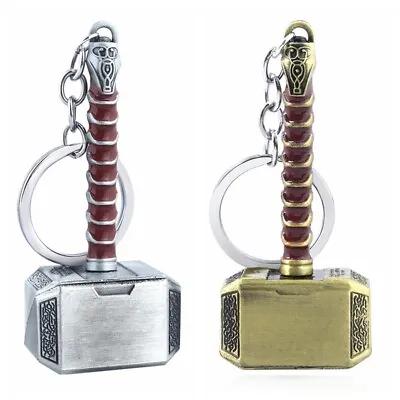 Key Ring Chain Marvel Thor's Hammer  The Avengers Norse Mythology Mjolnir  • £3.99