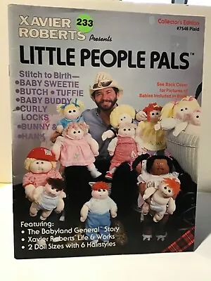 Cabbage Patch Kids Little People Pals Doll Baby Pattern Books • $25