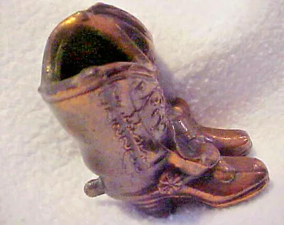 Vintage Copper Metal Cowboy Boots With Spurs Toothpick Holder • $10