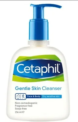 £10 • Buy New And Unopened Cetaphil Gentle Skin Cleanser - 236ml. For Sensitive Skin. 