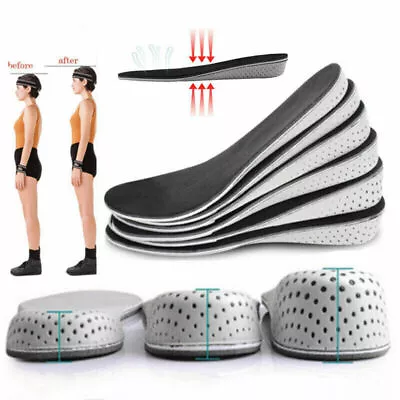 Invisible Height Increase Insoles Shoe Insole EVA Memory Foam Heel Lifting 2-4CM • $8.99