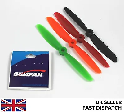 Gemfan CW CCW 5  5045 5x4.5 Glass Fibre Nylon Propellers Quadcopter/plane 2BGFNN • £4.82