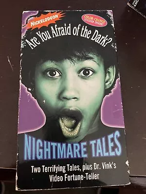 Are You Afraid Of The Dark - Nightmare Tales (VHS 1994) Rare 90s Nickelodeon • $34.99