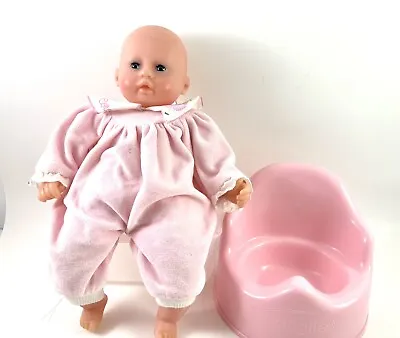 Vintage 1997 Corolle 12   Baby Doll # 91/7/T8 With Potty Seat • $12.99